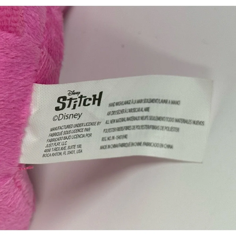 NWT Disney Lilo & Stitch Angel Pink Plush Small Stuffed Animal Just Play Barbell